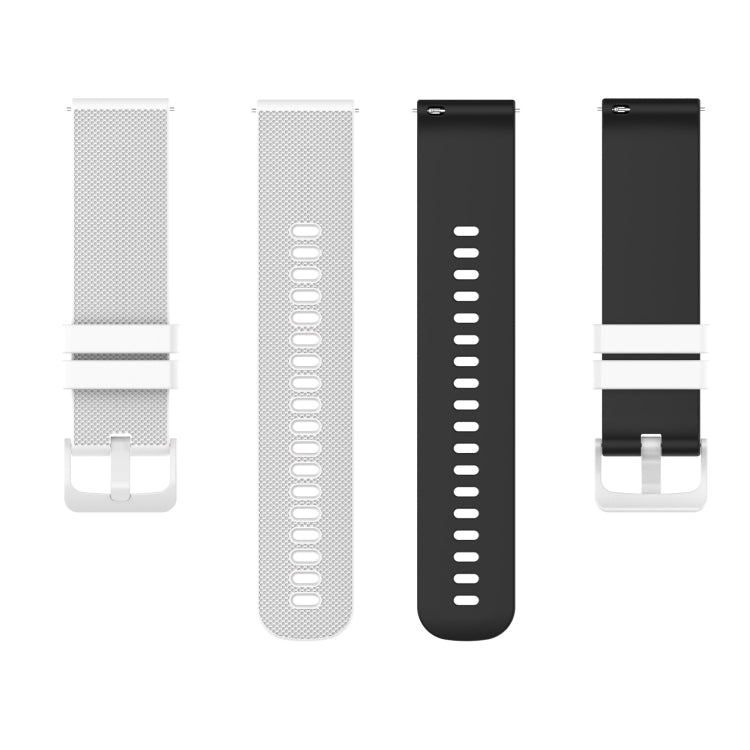 Cinturino in silicone bicolore con trama scozzese piccola, For Suunto 5 Peak