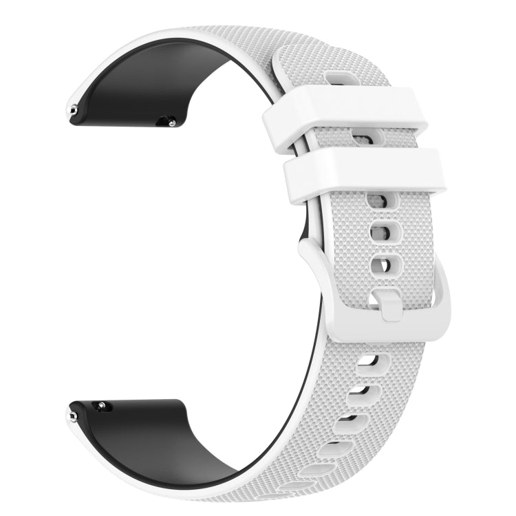 Cinturino in silicone bicolore con trama scozzese piccola, For Suunto 5 Peak