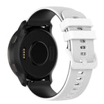 Cinturino in silicone bicolore con trama scozzese piccola, For Suunto 5 Peak