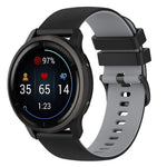 Cinturino in silicone bicolore con trama scozzese piccola, For Suunto 5 Peak