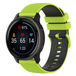 Cinturino in silicone bicolore con trama scozzese piccola, For Suunto 5 Peak