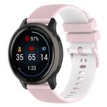 Cinturino in silicone bicolore con trama scozzese piccola, For Suunto 5 Peak