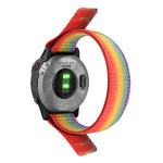 Cinturino in nylon con chiusura a strappo per Garmin Fenix 7