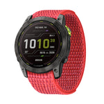Cinturino in nylon con chiusura a strappo per Garmin Fenix 7