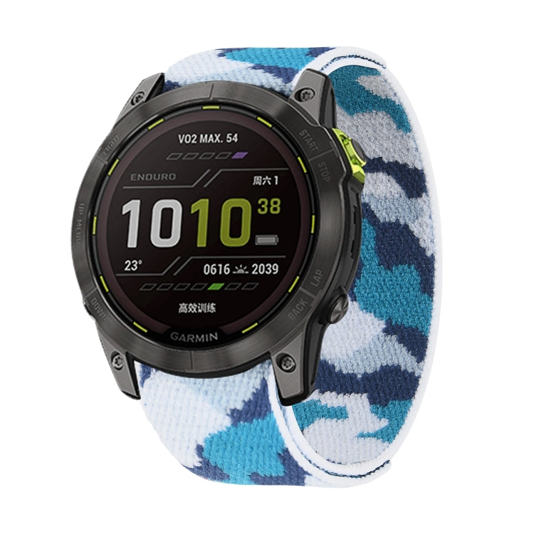 Cinturino in nylon con chiusura a strappo per Garmin Fenix 7