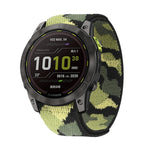 Cinturino in nylon con chiusura a strappo per Garmin Fenix 7