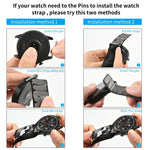 Cinturino in nylon con chiusura a strappo per Garmin Fenix 7
