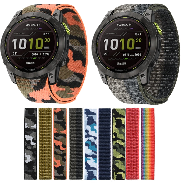 Cinturino in nylon con chiusura a strappo per Garmin Fenix 7