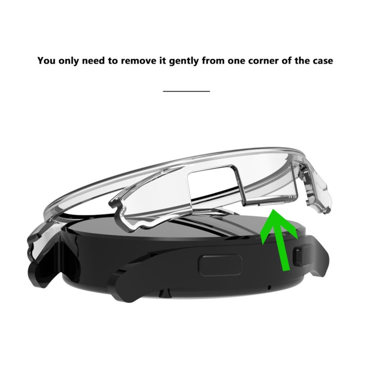 Custodia per orologio per PC a mezza copertura con scala, For Samsung Galaxy Watch 5 40mm, For Samsung Galaxy Watch 5 44mm