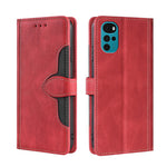 Custodia per telefono in pelle con fibbia magnetica Skin Feel, For Motorola Moto E32 India/E22s 4G Global, For OPPO A17, For OPPO K10x 5G, For Realme C33 4G, For vivo V25 5G/V25e 5G, For vivo Y16 4G/Y02s 4G