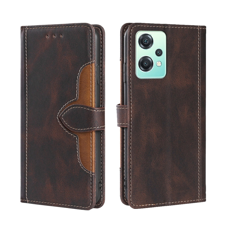 Custodia per telefono in pelle con fibbia magnetica Skin Feel, For Motorola Moto E32 India/E22s 4G Global, For OPPO A17, For OPPO K10x 5G, For Realme C33 4G, For vivo V25 5G/V25e 5G, For vivo Y16 4G/Y02s 4G
