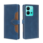 Custodia per telefono in pelle con fibbia magnetica Skin Feel, For Motorola Moto E32 India/E22s 4G Global, For OPPO A17, For OPPO K10x 5G, For Realme C33 4G, For vivo V25 5G/V25e 5G, For vivo Y16 4G/Y02s 4G