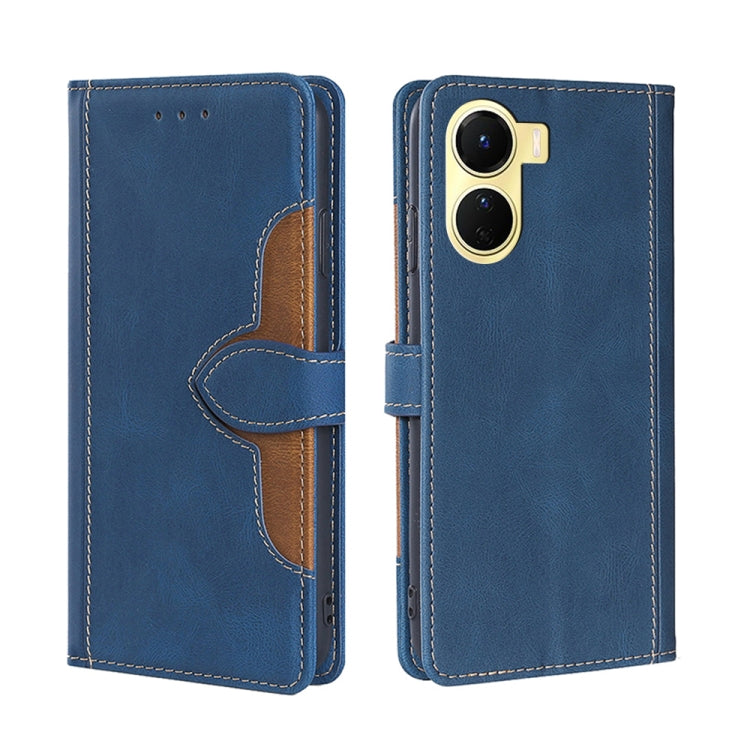 Custodia per telefono in pelle con fibbia magnetica Skin Feel, For Motorola Moto E32 India/E22s 4G Global, For OPPO A17, For OPPO K10x 5G, For Realme C33 4G, For vivo V25 5G/V25e 5G, For vivo Y16 4G/Y02s 4G