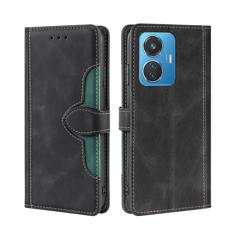 Custodia per telefono in pelle con fibbia magnetica Skin Feel, For vivo Y55 4G, For Samsung Galaxy A04s, For Sharp Aquos sense7 plus, For Xiaomi Civi 2 5G, For Xiaomi Poco M5 4G