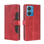 Custodia per telefono in pelle con fibbia magnetica Skin Feel, For vivo Y55 4G, For Samsung Galaxy A04s, For Sharp Aquos sense7 plus, For Xiaomi Civi 2 5G, For Xiaomi Poco M5 4G