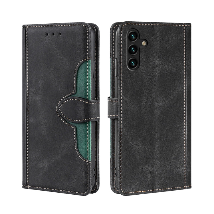 Custodia per telefono in pelle con fibbia magnetica Skin Feel, For vivo Y55 4G, For Samsung Galaxy A04s, For Sharp Aquos sense7 plus, For Xiaomi Civi 2 5G, For Xiaomi Poco M5 4G