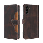 Custodia per telefono in pelle con fibbia magnetica Skin Feel, For vivo Y55 4G, For Samsung Galaxy A04s, For Sharp Aquos sense7 plus, For Xiaomi Civi 2 5G, For Xiaomi Poco M5 4G
