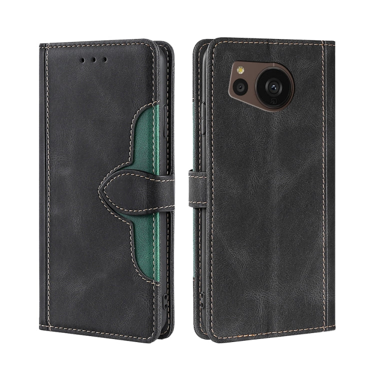 Custodia per telefono in pelle con fibbia magnetica Skin Feel, For vivo Y55 4G, For Samsung Galaxy A04s, For Sharp Aquos sense7 plus, For Xiaomi Civi 2 5G, For Xiaomi Poco M5 4G
