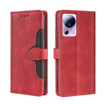 Custodia per telefono in pelle con fibbia magnetica Skin Feel, For vivo Y55 4G, For Samsung Galaxy A04s, For Sharp Aquos sense7 plus, For Xiaomi Civi 2 5G, For Xiaomi Poco M5 4G