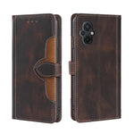 Custodia per telefono in pelle con fibbia magnetica Skin Feel, For vivo Y55 4G, For Samsung Galaxy A04s, For Sharp Aquos sense7 plus, For Xiaomi Civi 2 5G, For Xiaomi Poco M5 4G