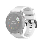 Per cinturino da polso Garmin Fenix 6X 26mm a sgancio rapido con cinturino da polso ufficiale, with Plastic Button, with Metal Button