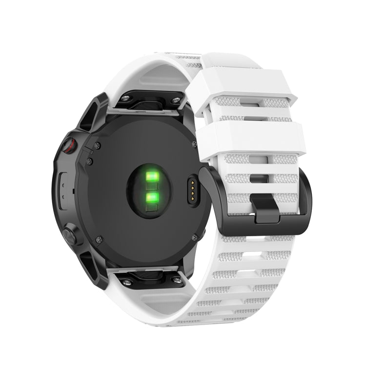 Per cinturino da polso Garmin Fenix 6X 26mm a sgancio rapido con cinturino da polso ufficiale, with Plastic Button, with Metal Button
