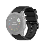 Per cinturino da polso Garmin Fenix 6X 26mm a sgancio rapido con cinturino da polso ufficiale, with Plastic Button, with Metal Button