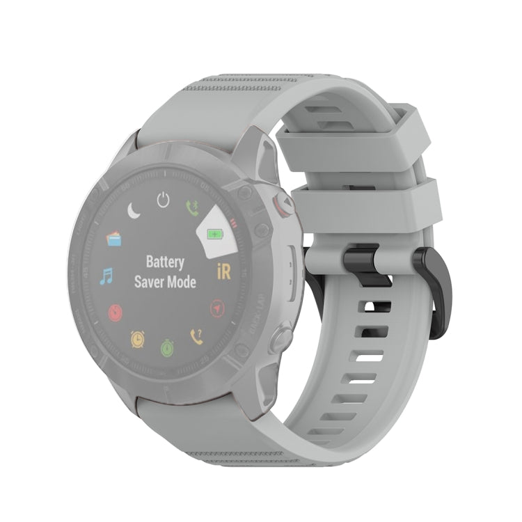 Per cinturino da polso Garmin Fenix 6X 26mm a sgancio rapido con cinturino da polso ufficiale, with Plastic Button, with Metal Button