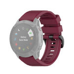 Per cinturino da polso Garmin Fenix 6X 26mm a sgancio rapido con cinturino da polso ufficiale, with Plastic Button, with Metal Button