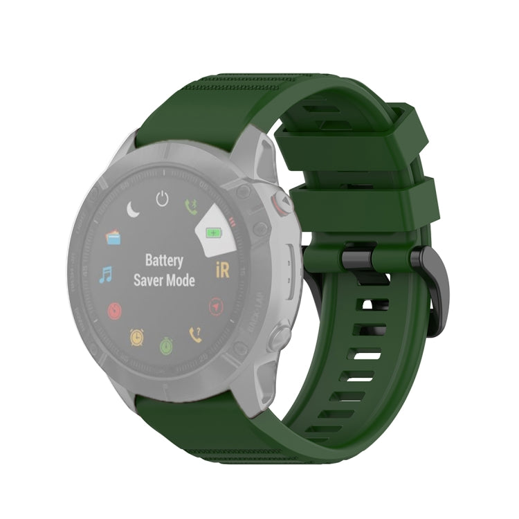 Per cinturino da polso Garmin Fenix 6X 26mm a sgancio rapido con cinturino da polso ufficiale, with Plastic Button, with Metal Button