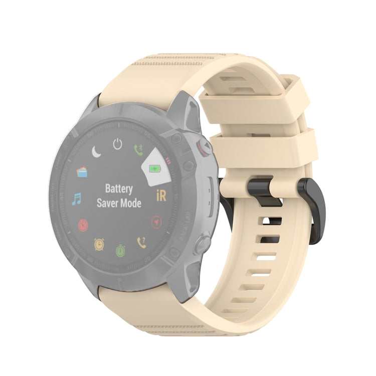 Per cinturino da polso Garmin Fenix 6X 26mm a sgancio rapido con cinturino da polso ufficiale, with Plastic Button, with Metal Button