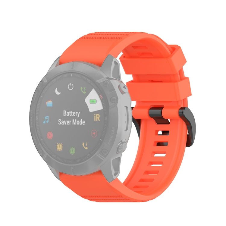 Per cinturino da polso Garmin Fenix 6X 26mm a sgancio rapido con cinturino da polso ufficiale, with Plastic Button, with Metal Button