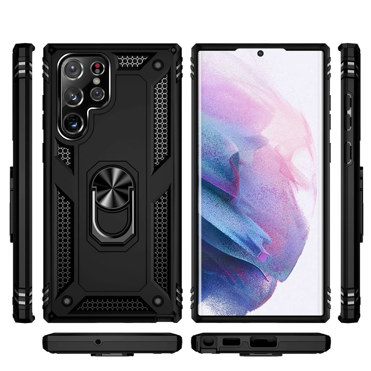 Custodia antiurto per telefono in TPU + PC, For Samsung Galaxy S23 Ultra 5G