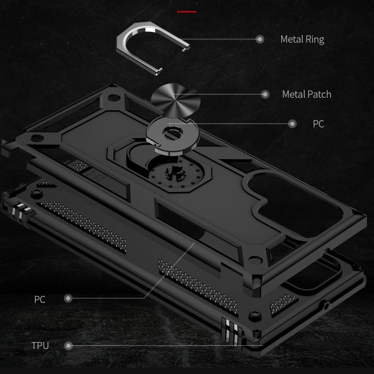 Custodia antiurto per telefono in TPU + PC, For Samsung Galaxy S23 Ultra 5G