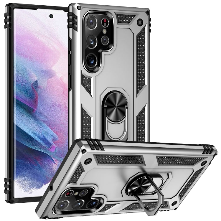 Custodia antiurto per telefono in TPU + PC, For Samsung Galaxy S23 Ultra 5G