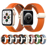Cinturino per orologio in vera pelle con fibbia pieghevole, For Apple Watch Ultra 49mm / Series 8&7 45mm / SE 2&6&SE&5&4 44mm / 3&2&1 42mm, For Apple Watch Series 8&7 41mm / SE 2&6&SE&5&4 40mm / 3&2&1 38mm