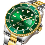 Ochstin 5019F Fashion Business Orologio al quarzo con cinturino in acciaio inossidabile impermeabile con calendario singolo