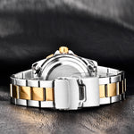 Ochstin 5019F Fashion Business Orologio al quarzo con cinturino in acciaio inossidabile impermeabile con calendario singolo