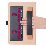 Custodia in pelle PU e TPU con slot carte per Galaxy Tab S6 Lite