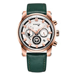 Ochstin 5111B Orologio al quarzo con cinturino in pelle impermeabile multifunzionale da lavoro