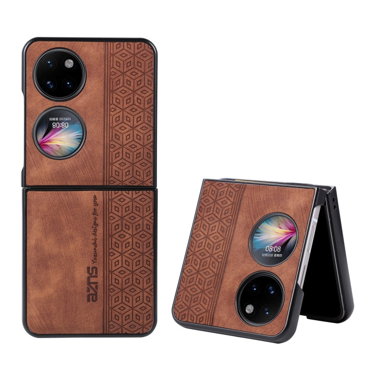 Custodia per telefono AZNS in pelle goffrata 3D, For Huawei Pocket S / P50 Pocket, For Samsung Galaxy S20 FE / S20 Lite