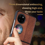 Custodia per telefono AZNS in pelle goffrata 3D, For Huawei Pocket S / P50 Pocket, For Samsung Galaxy S20 FE / S20 Lite