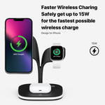 YM-UD22 Caricabatterie wireless magnetico 5 in 1 da 15 W con funzione di supporto