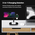 YM-UD22 Caricabatterie wireless magnetico 5 in 1 da 15 W con funzione di supporto