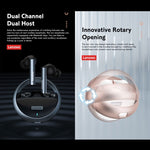 Lenovo LP60 TWS Wireless Bluetooth 5.3 Auricolare con riduzione del rumore