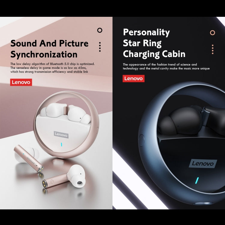 Lenovo LP60 TWS Wireless Bluetooth 5.3 Auricolare con riduzione del rumore