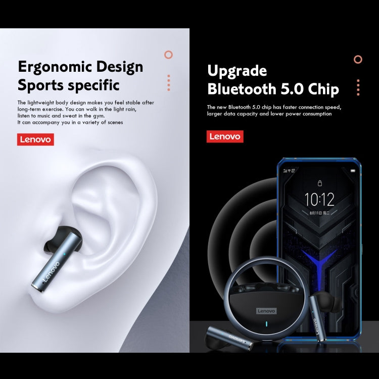 Lenovo LP60 TWS Wireless Bluetooth 5.3 Auricolare con riduzione del rumore