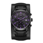 Ochstin 7227 Orologio al quarzo impermeabile da polso da polso in pelle da lavoro multifunzionale