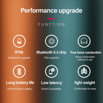 Lenovo X3 Pro Conduzione ossea Wireless Bluetooth 5.3 Auricolari sportivi con microfono