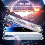 360 Custodia per telefono airbag a quattro angoli trasparente per tutto il corpo, For iPhone 14, For iPhone 14 Plus, For iPhone 14 Pro, For iPhone 14 Pro Max